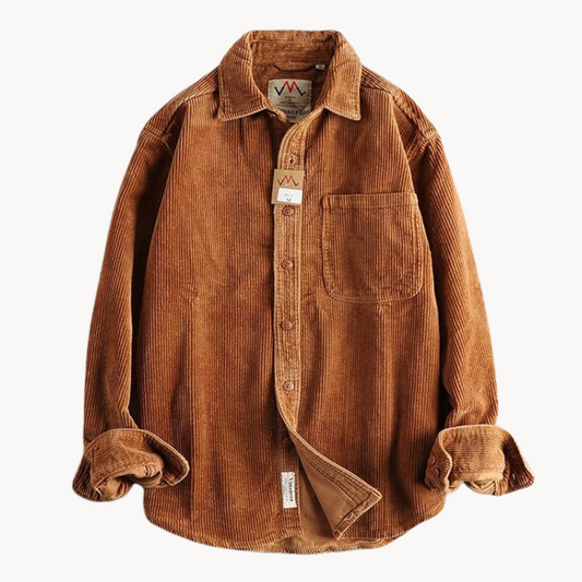 Jamison Corduroy Jacket | Button-Up Shirt Jacket for Autumn