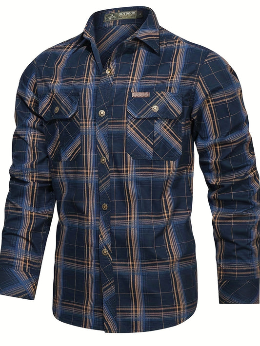 Kirian Shirt | Men's Casual Checkered Shirt for Autumn