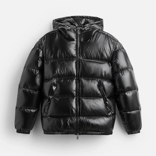 Lex Men’s Jacket | Oversized Hooded Puffer Jacket for Winter