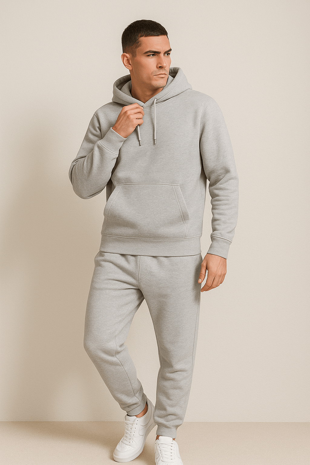 Jari Men’s Set | Relaxed Fit Hoodie and Jogging Trousers Two-Piece Set for Autumn