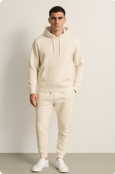 Jari Men’s Set | Relaxed Fit Hoodie and Jogging Trousers Two-Piece Set for Autumn