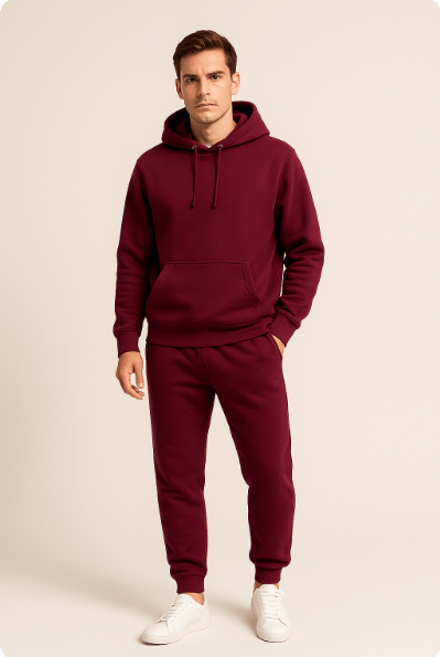 Jari Men’s Set | Relaxed Fit Hoodie and Jogging Trousers Two-Piece Set for Autumn