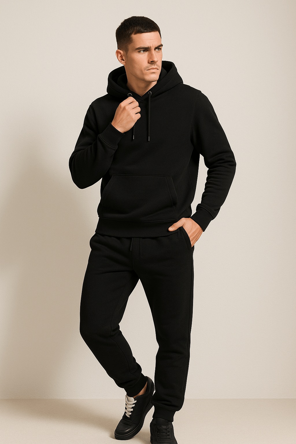 Jari Men’s Set | Relaxed Fit Hoodie and Jogging Trousers Two-Piece Set for Autumn