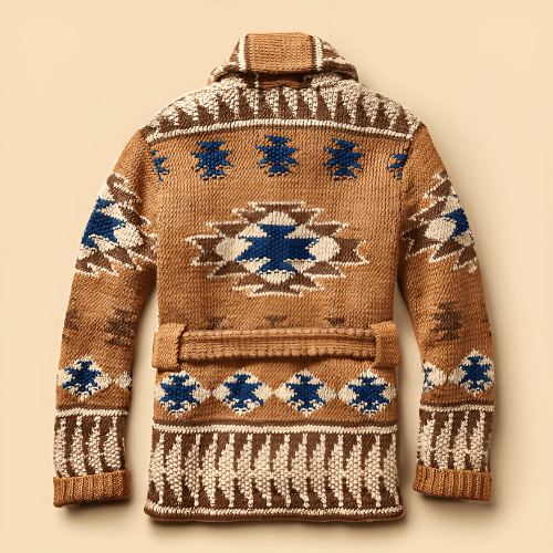 Leighton Men’s Cardigan | Belted Knit Cardigan for Winter