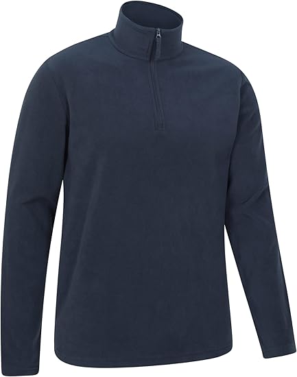 Men's Half-Zip Fleece - Microfleece Sweatshirt - LANVU LONDON