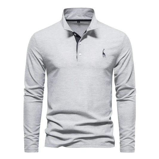 Konnor Polo Shirt | Men's Autumn Classic Long Sleeve Casual Polo