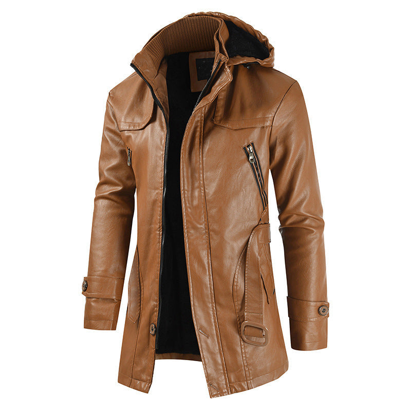 Miller Men’s Jacket | Faux Leather Winter Style